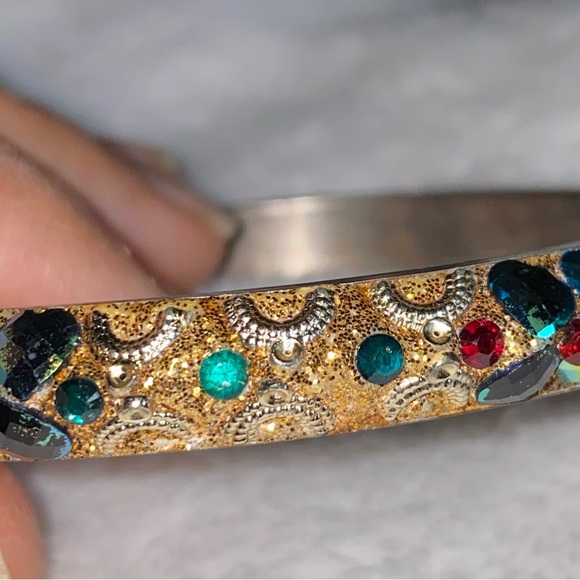 1-bangle multi color and sizes glass stones - Picture 3 of 7